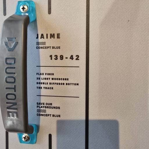 [P0175097-C77:purple-Duotone-2026-139-GEB01] Gebraucht Duotone Twintip Jaime Concept Blue 2026 139 cm Purple