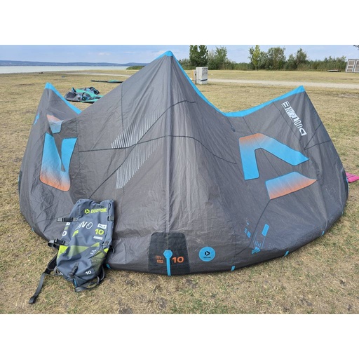 [P0175087-C13:dark-grey/turquoise-Duotone-2026-10-GEB01] Gebraucht Duotone Evo SLS 2026 Kite 10 m² Dark Grey/Turquoise