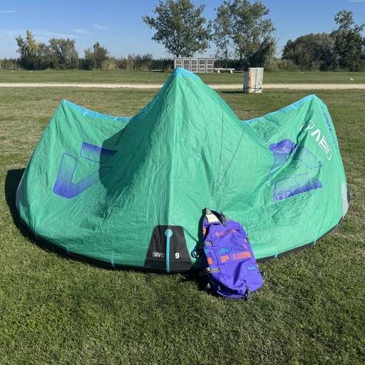 [P0175081-C16:green-Duotone-2026-9-GEB01] Gebraucht Duotone Evo 2026 Kite 9 m² Green