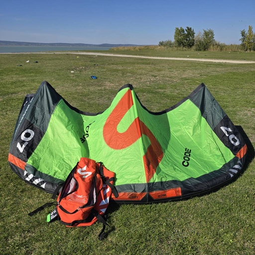 [P0119041-7m-Green-GEB01] Gebraucht Slingshot Code V2 2025 Kite 7m Green